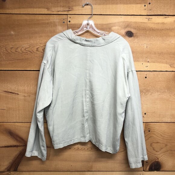 Vintage GERTIES Made USA 2 Piece Button Down Shirt & Pants Size XL Green Soft - Picture 7 of 14